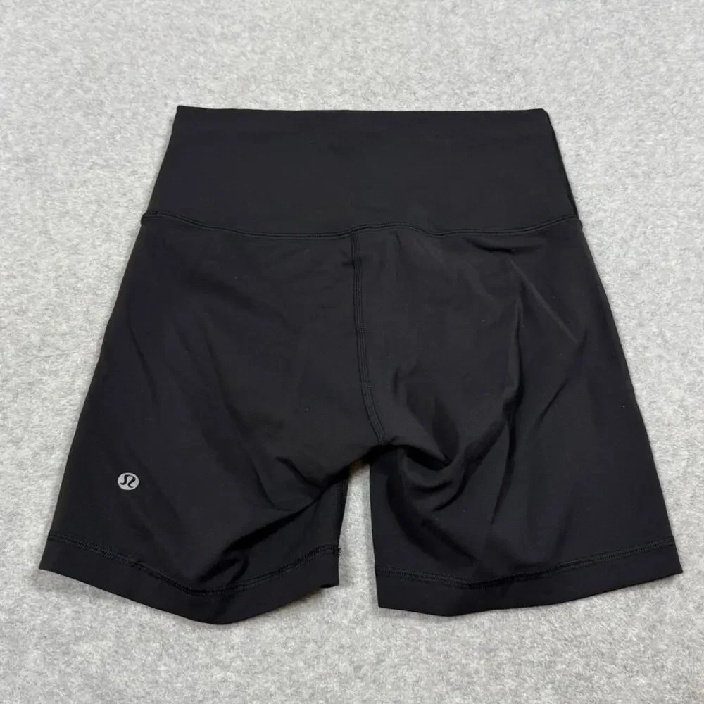 Lululemon Womens Size 6 Black Wunder Train High Rise Shorts 6